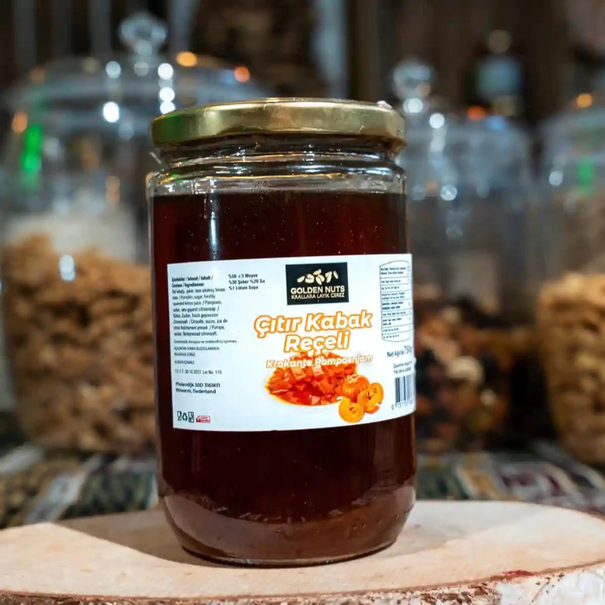 Krokante Pompoen Jam - Golden Nuts
