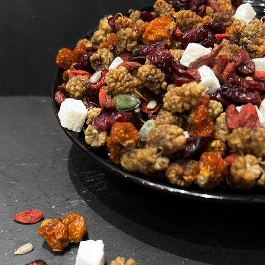 Gezonde mix van voedzame ingrediënten, perfect voor een energieke snack of als toevoeging aan uw ontbijt, van Mijn winkel - Healthy Mix.
