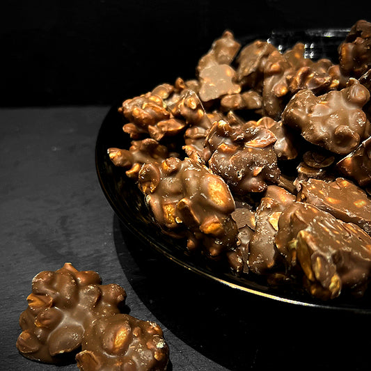 Choco Pindarots Melk van Mijn winkel - Knapperige pinda's in romige melkchocolade, perfect voor een zoete traktatie.