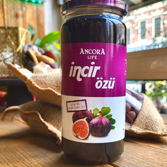 Vijgen Extract van Mijn winkel in een glazen pot, natuurlijk zoet en boordevol vezels, ideaal als gezonde zoetmaker.