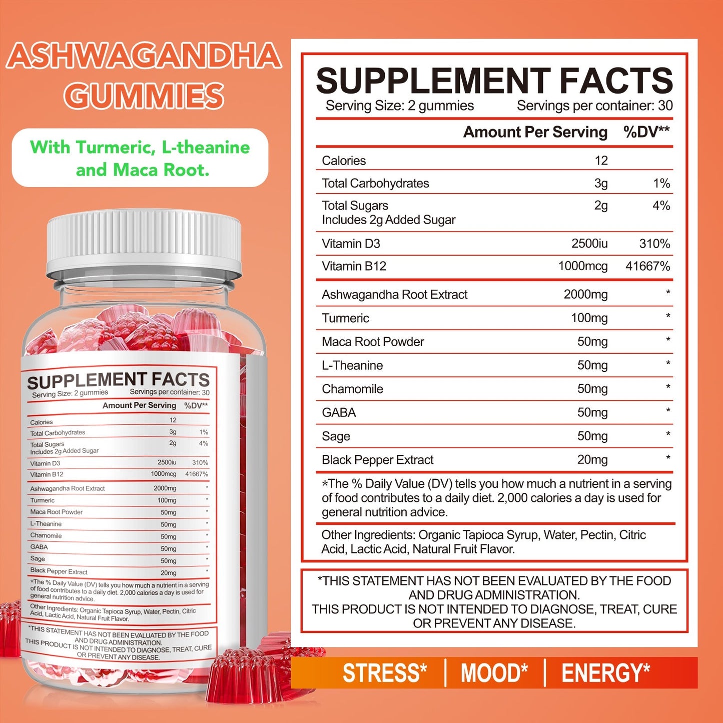 Golden Nuts Gummies - Ashwagandha Gummies