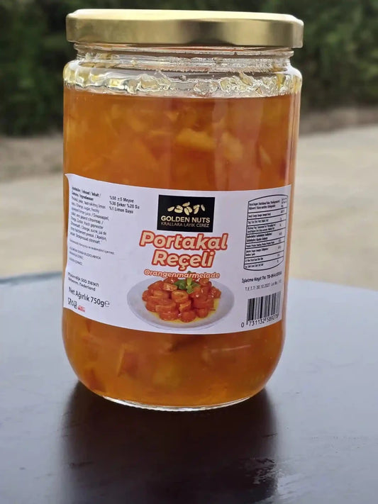 Sinaasappeljam met hele stukken Sinas - Golden Nuts