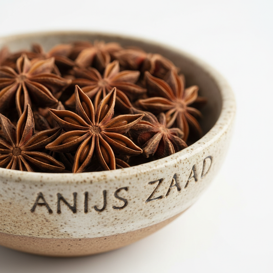 Anijs zaad in een kom