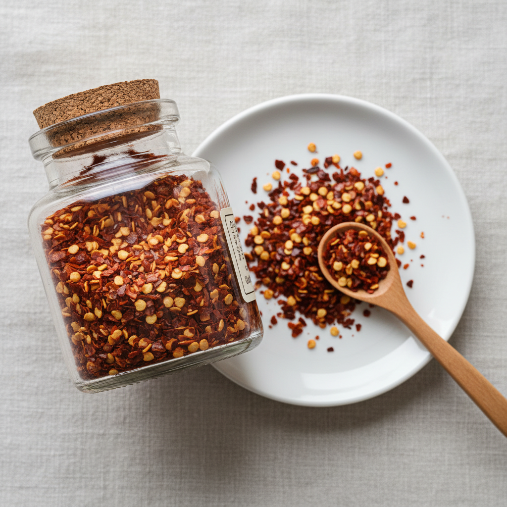 Chili peper vlokken