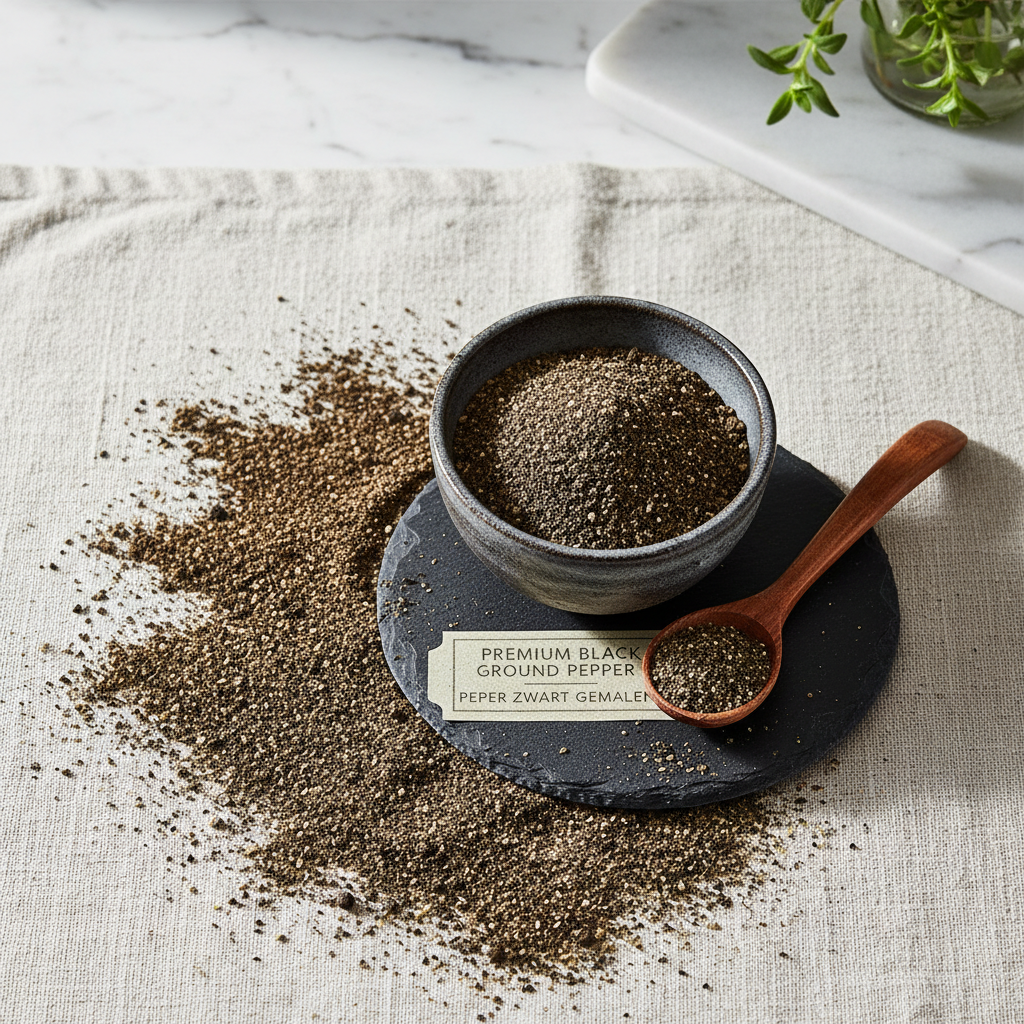 Peper zwart gemalen