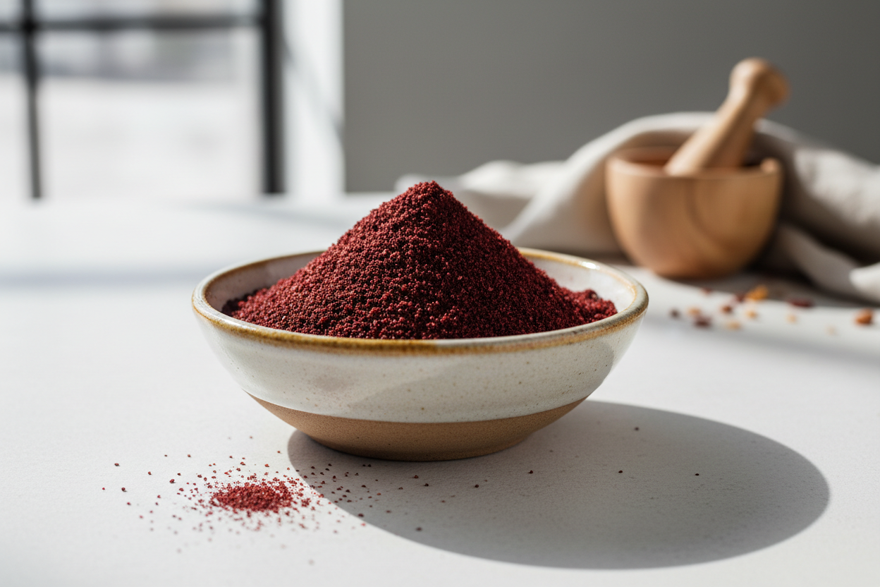 Sumac in een kom